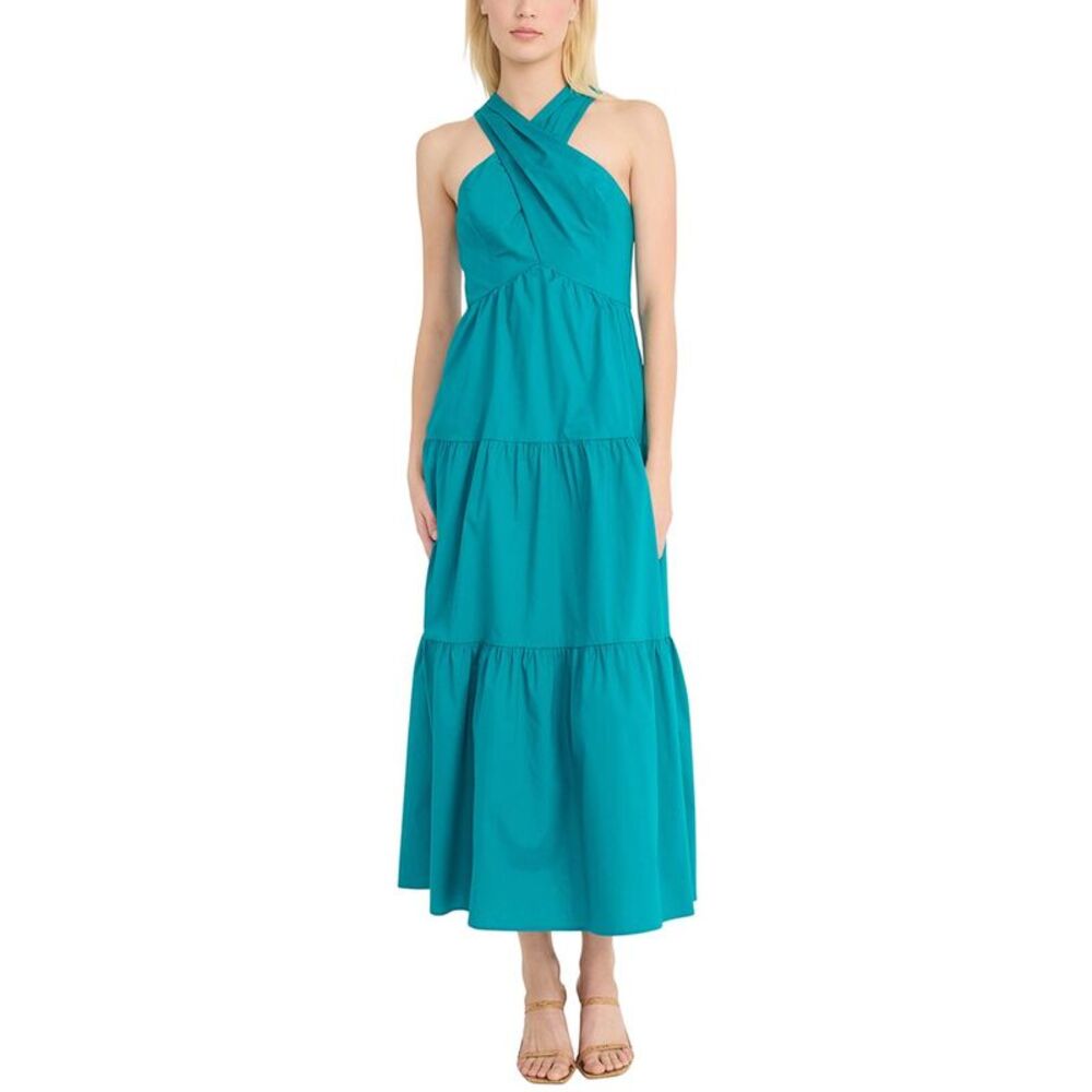 Donna Morgan Womens  Maxi Dress, Blue